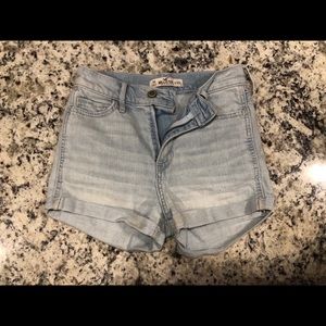 High waisted shorts